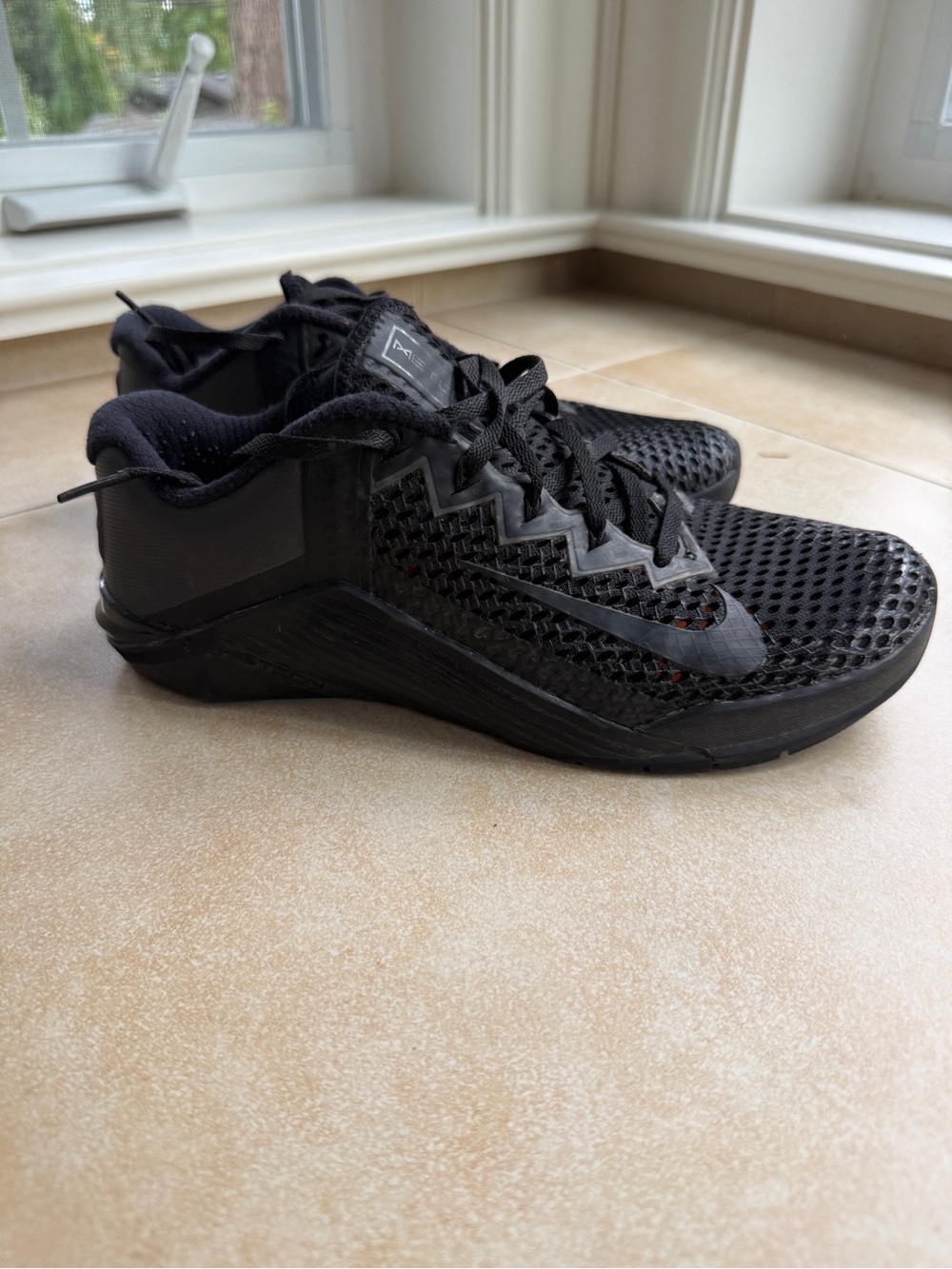 Nike Metcon 6 Triple Black Anthracite Training Shoes CK9388-011 Men's Size 7